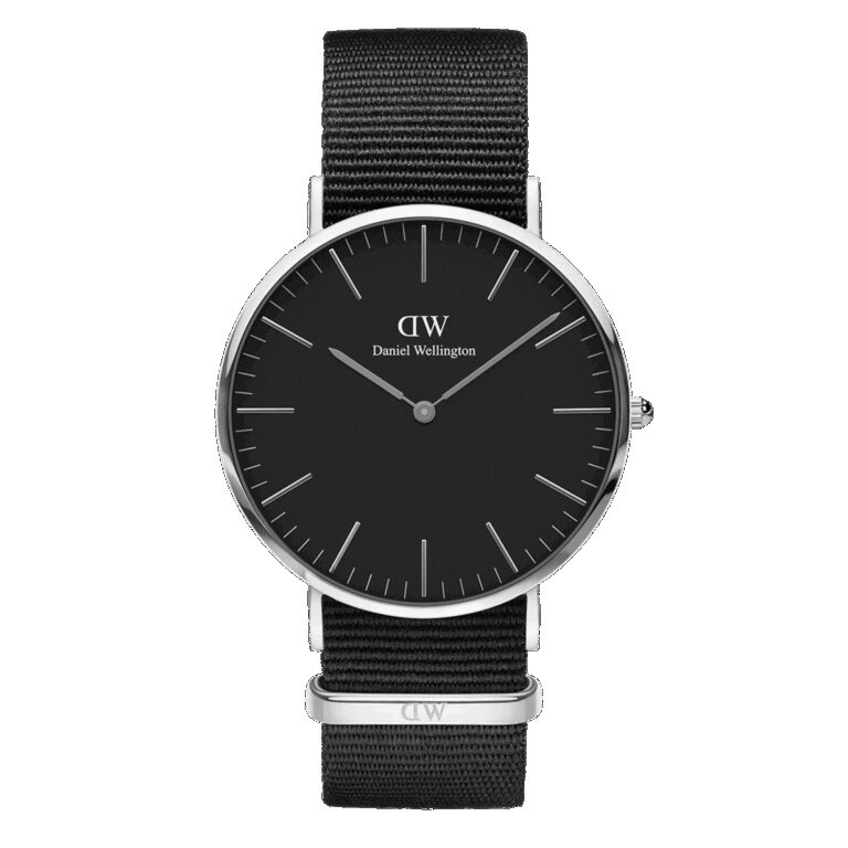 Daniel Wellington DW Uhr Classic Cornwall Black Silver 36mm