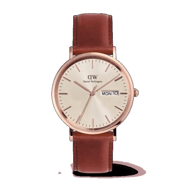 Daniel Wellington DW Uhr Classic Day Display St Mawes Rose Gold Champagne 40mm