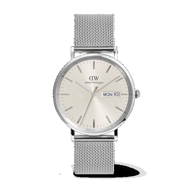 Daniel Wellington DW Uhr Classic Day Display Sterling Champagne 40mm Silver