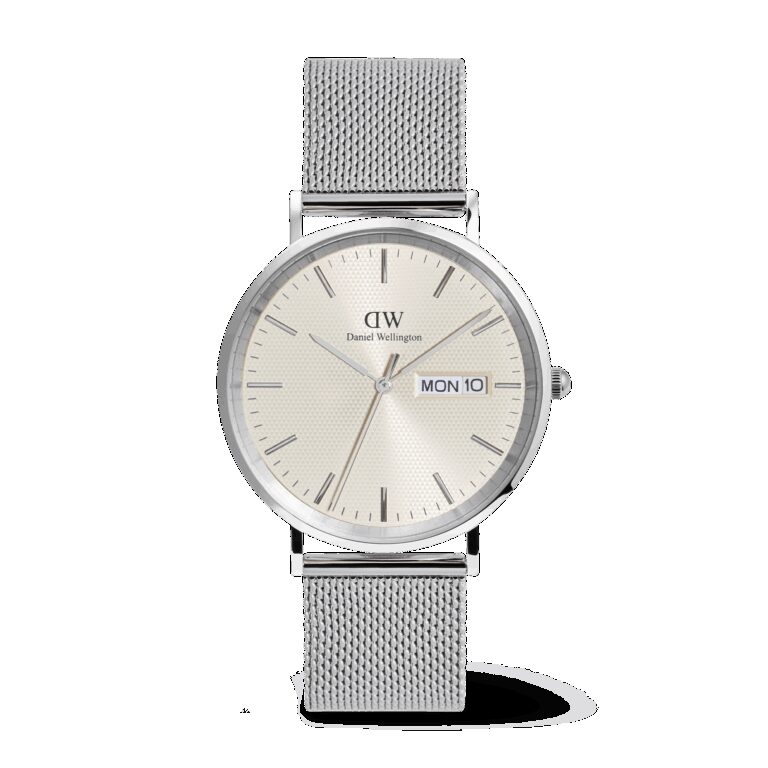 Daniel Wellington DW Uhr Classic Day Display Sterling Champagne 40mm Silver