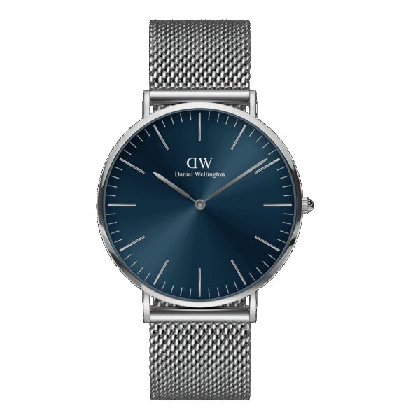 Daniel Wellington DW Uhr Classic Mesh Arctic Silver 40mm