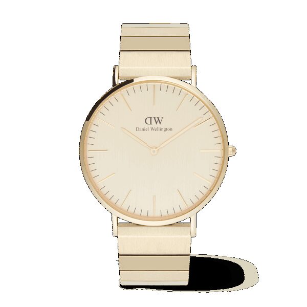 Daniel Wellington DW Uhr Classic Piano Link Gold Unitone 40mm