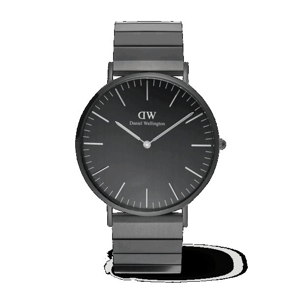 Daniel Wellington DW Uhr Classic Piano Link Onyx Unitone Black 40mm