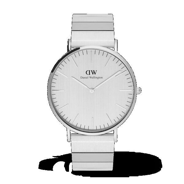 Daniel Wellington DW Uhr Classic Piano Link Silver Unitone 40mm