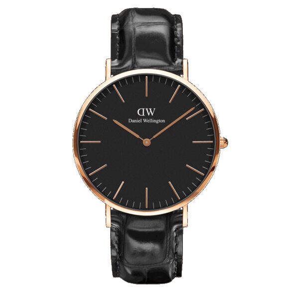 Daniel Wellington DW Uhr Classic Reading Black Rose Gold 40mm MIC