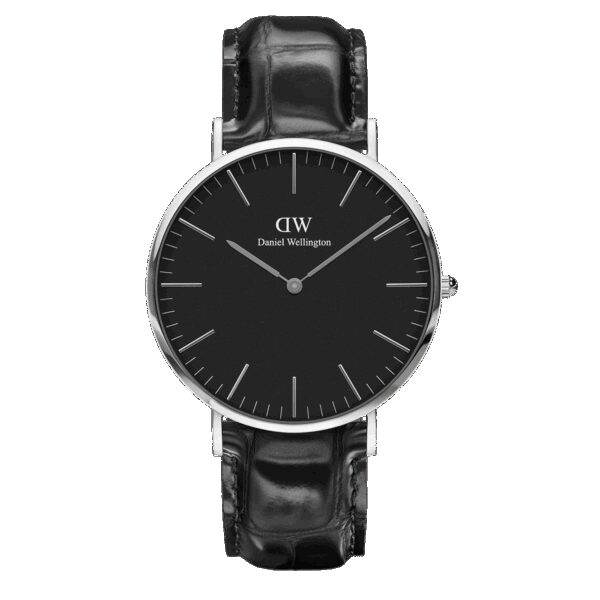 Daniel Wellington DW Uhr Classic Reading Black Silver 36mm