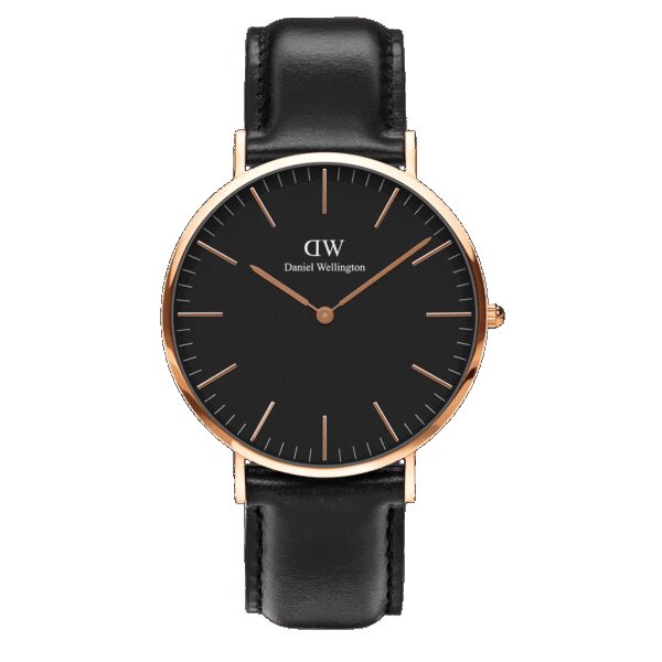 Daniel Wellington DW Uhr Classic Sheffield Black Rose Gold 40mm MIC