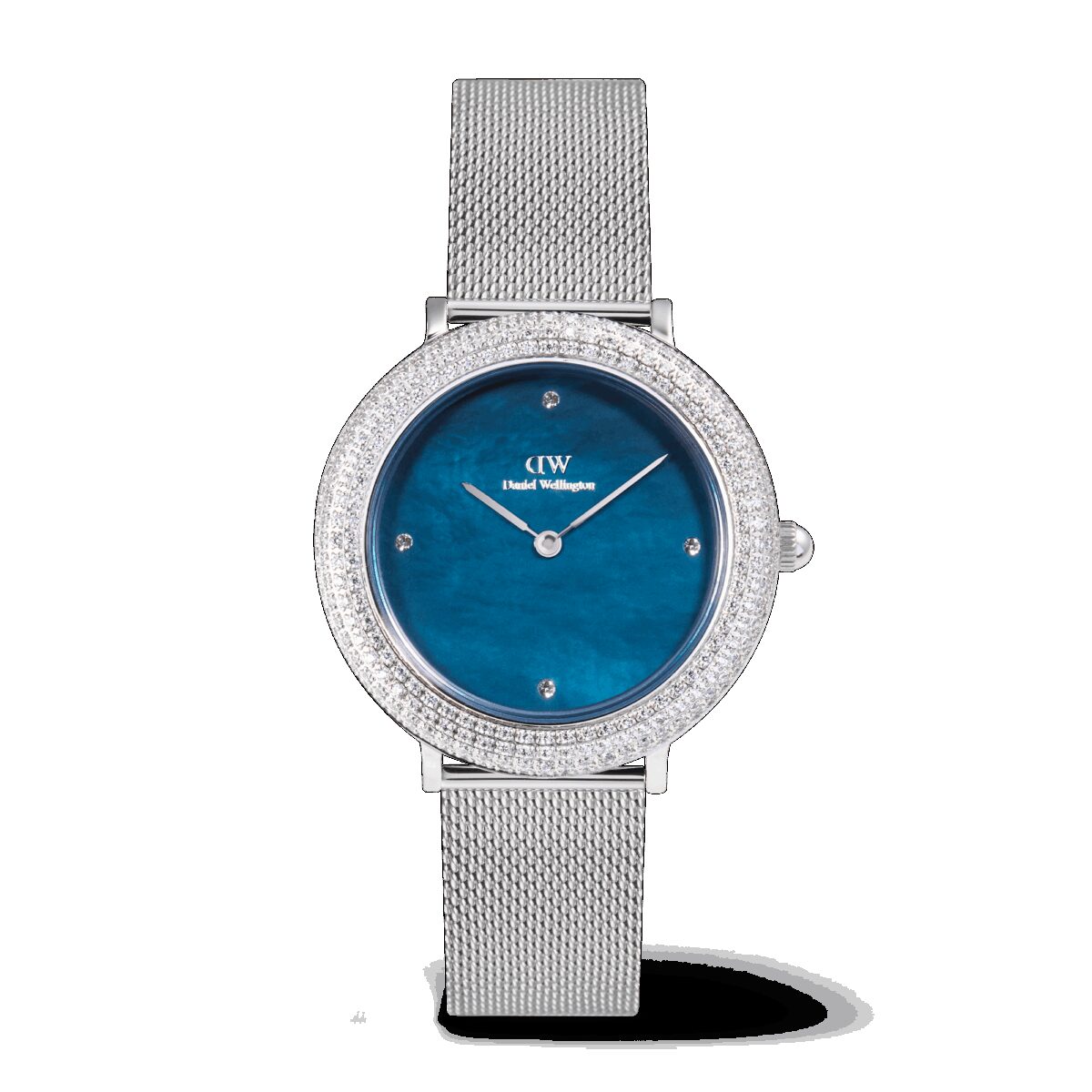 Daniel Wellington DW Uhr Crystalline Bezel Sterling Blue 32mm Silver