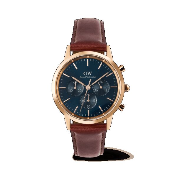 Daniel Wellington DW Uhr Iconic Chronograph St Mawes Arctic Rg 42mm Rose Gold