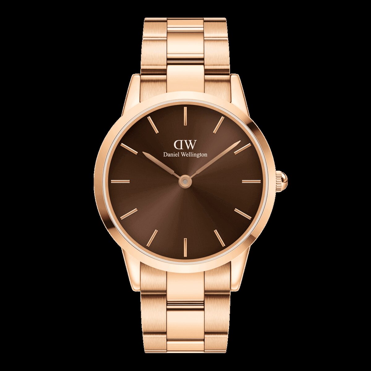 Daniel Wellington DW Uhr Iconic Link Amber 36mm MIC Rose Gold
