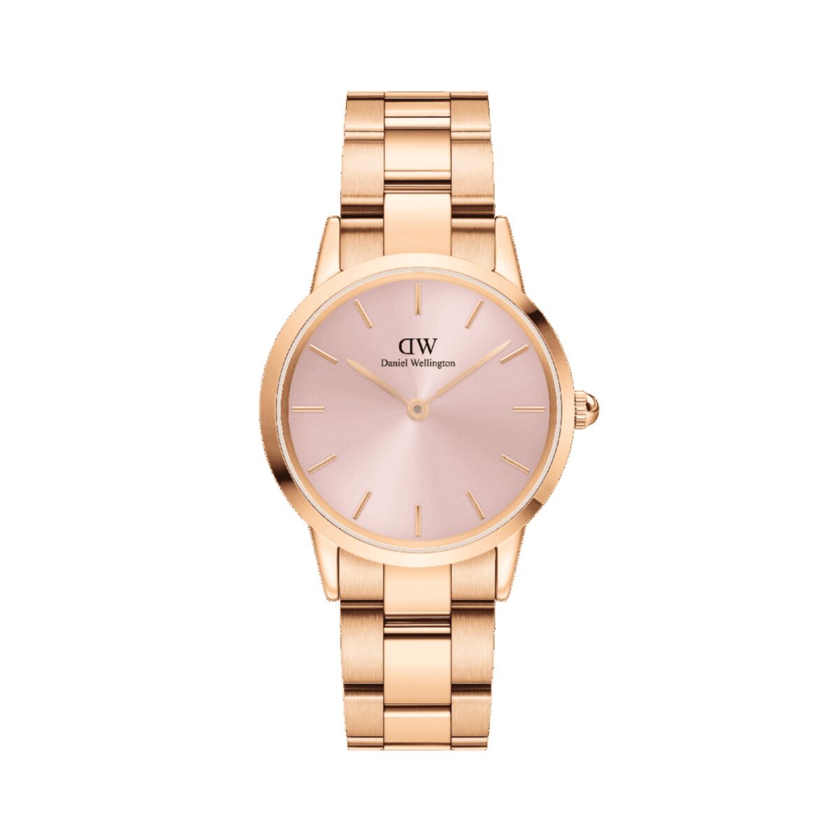Daniel Wellington DW Uhr Iconic Link Pink Rose Gold 28mm