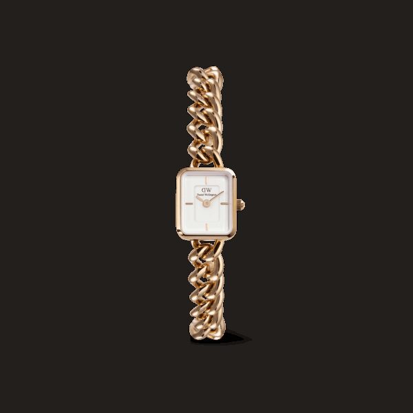 Daniel Wellington DW Uhr Jolie Chain Rose Gold 15.4x18.2mm