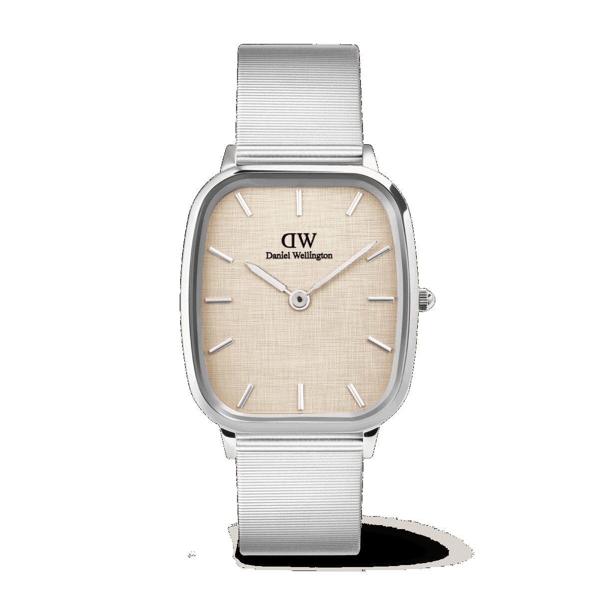 Daniel Wellington DW Uhr Marlon Wire Linen Silver 32x36