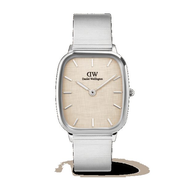 Daniel Wellington DW Uhr Marlon Wire Linen Silver 32x36