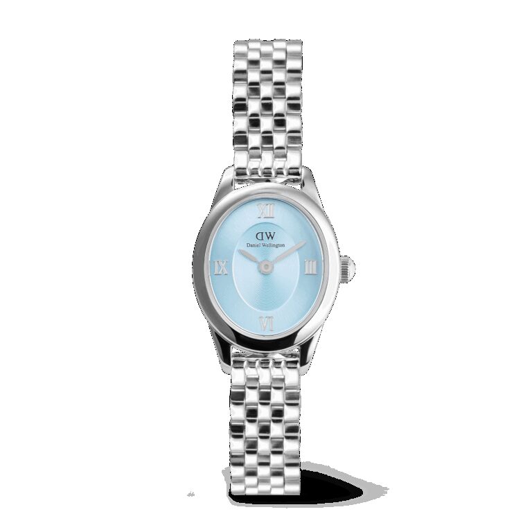 Daniel Wellington DW Uhr Ophelia Mini Ice Blue Silver 22x25.5mm