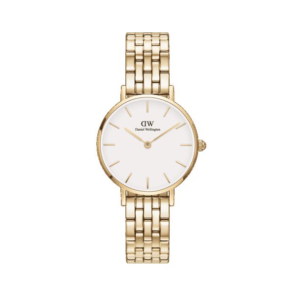 Daniel Wellington DW Uhr Petite 5-Link Evergold 28mm MIC Gold