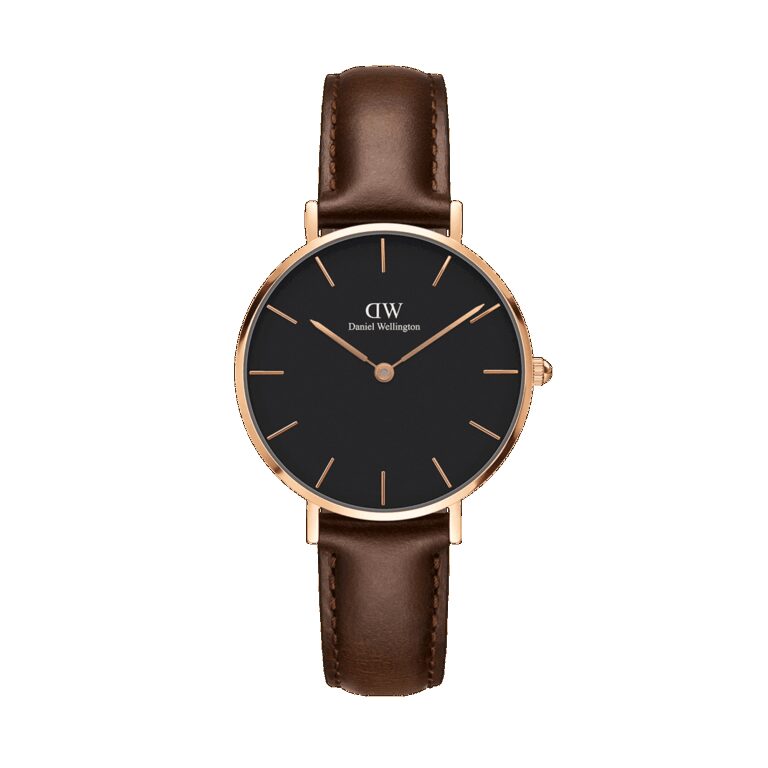 Daniel Wellington DW Uhr Petite Bristol Black Rose Gold 32mm
