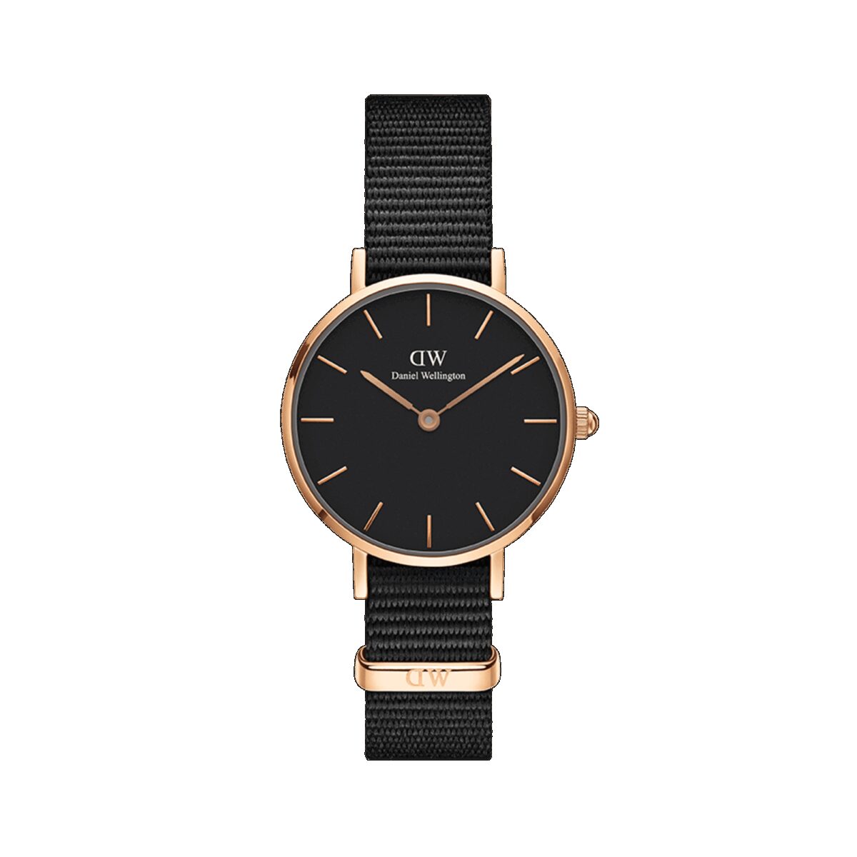 Daniel Wellington DW Uhr Petite Cornwall Black Rose Gold 28mm