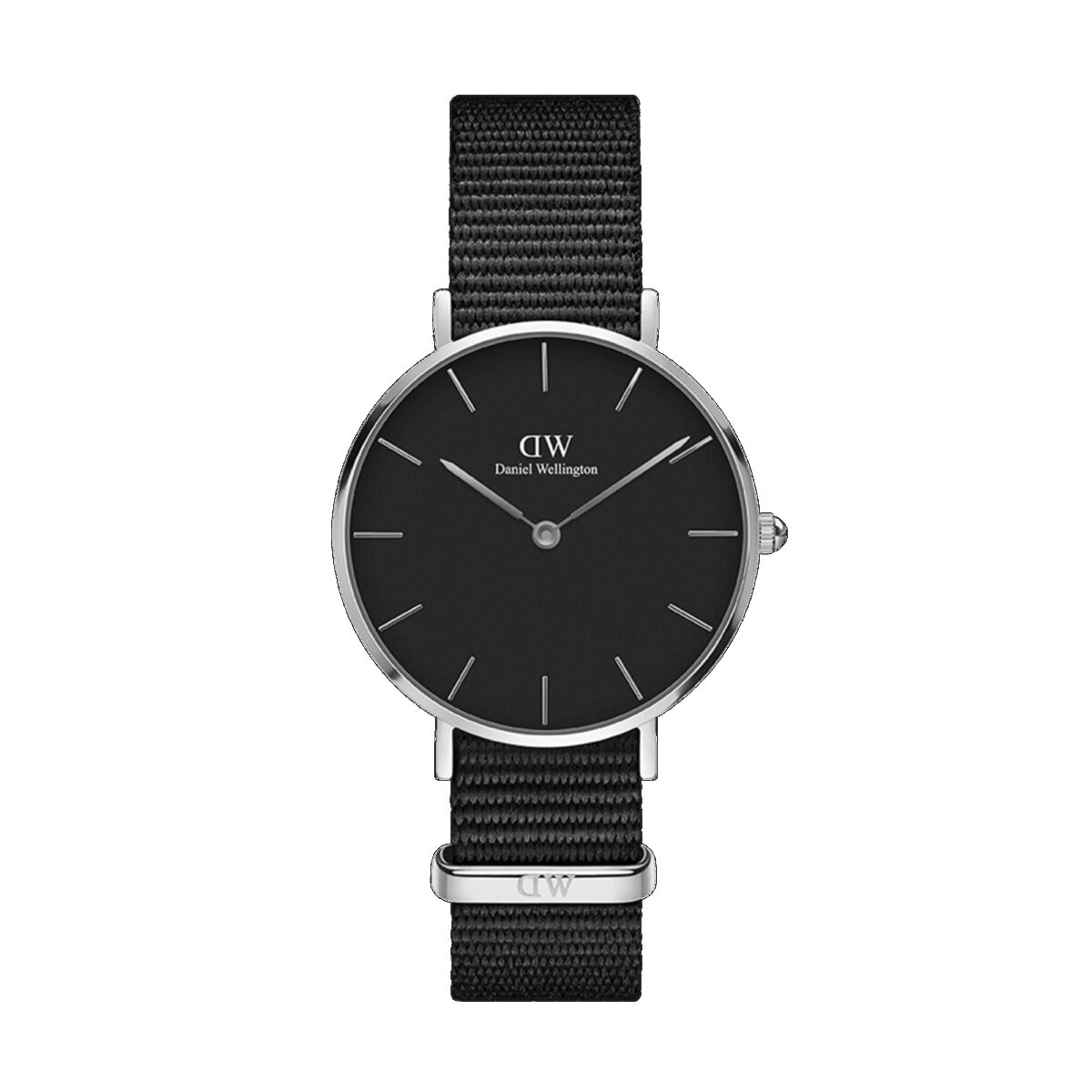 Daniel Wellington DW Uhr Petite Cornwall Black Silver 28mm