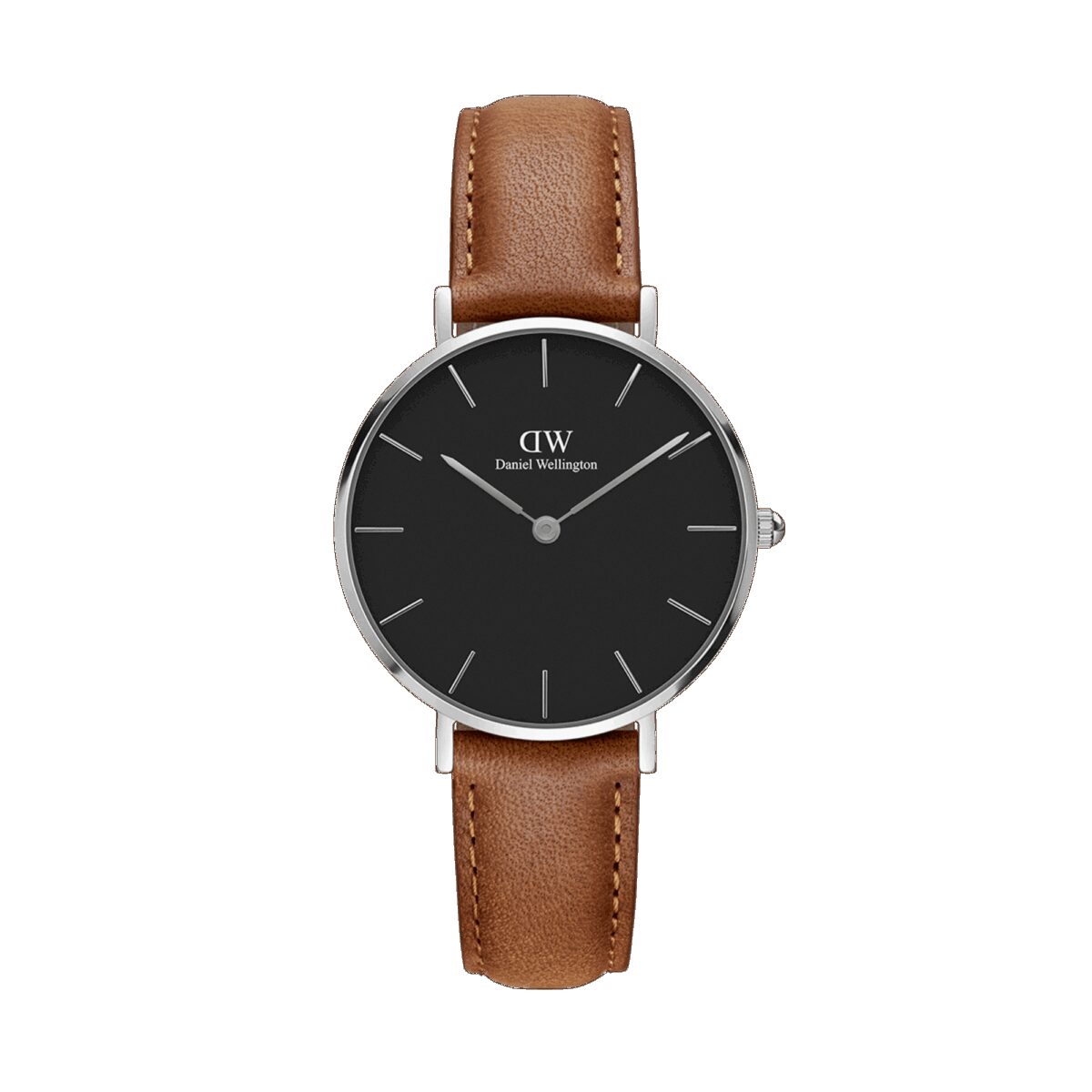 Daniel Wellington DW Uhr Petite Durham Black Silver 28mm MIC