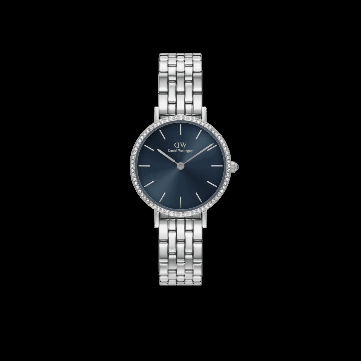 Daniel Wellington DW Uhr Petite Lumine Bezel 5-Link Arctic S 28mm MIC Silver
