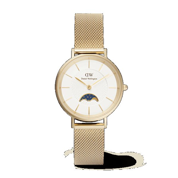 Daniel Wellington DW Uhr Petite Lune Evergold 32mm Gold