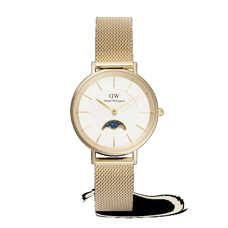 Daniel Wellington DW Uhr Petite Lune Evergold 32mm Gold