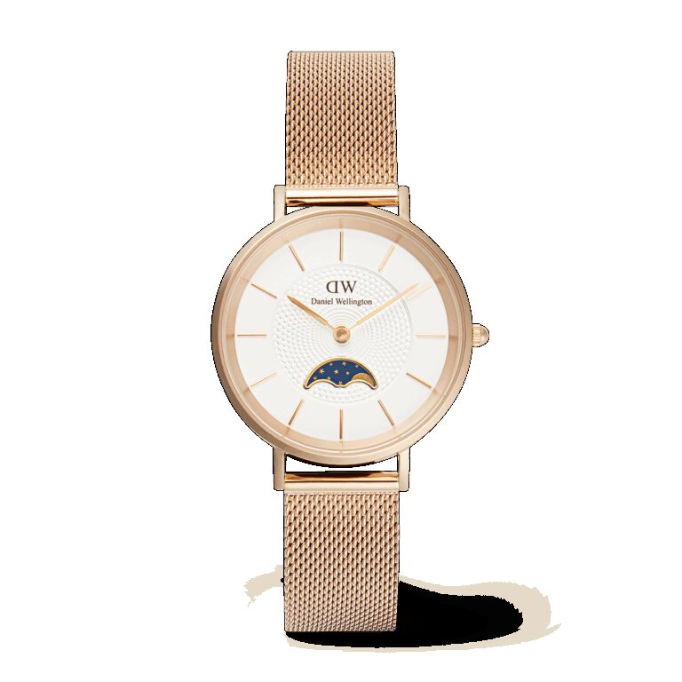 Daniel Wellington DW Uhr Petite Lune Melrose 32mm Rose Gold