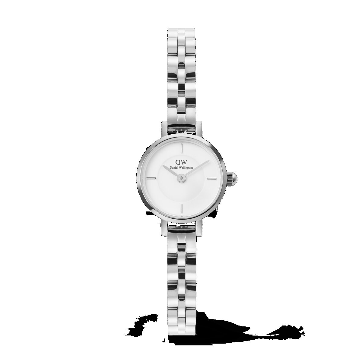 Daniel Wellington DW Uhr Petite Mini Arch 3-link White Silver 19mm