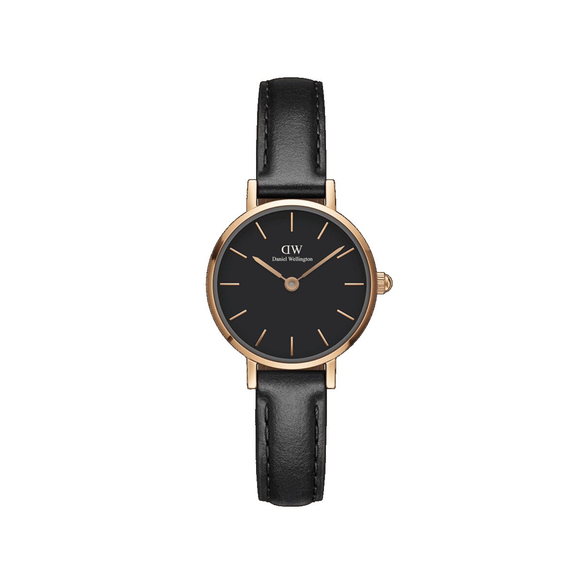 Daniel Wellington DW Uhr Petite Pressed Sheffield Black Rose Gold 24mm