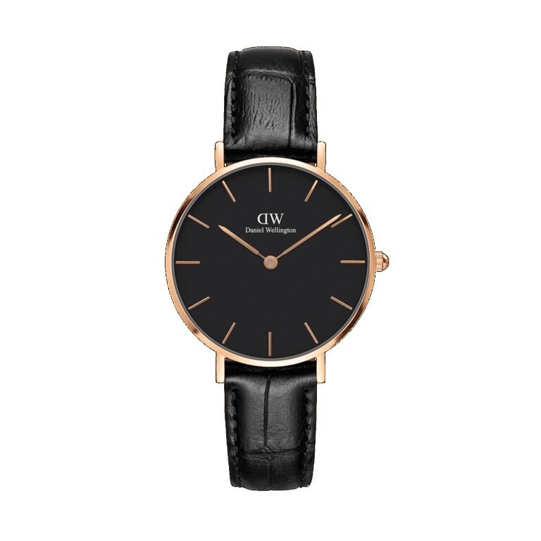 Daniel Wellington DW Uhr Petite Reading Black Rose Gold 28mm