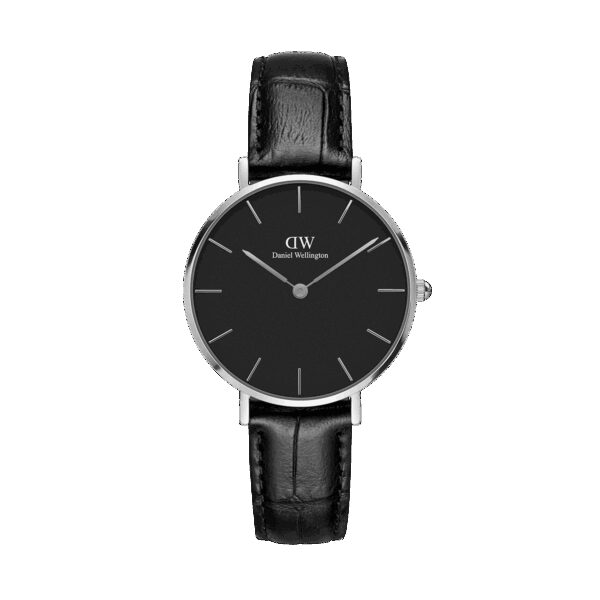 Daniel Wellington DW Uhr Petite Reading Black Silver 32mm