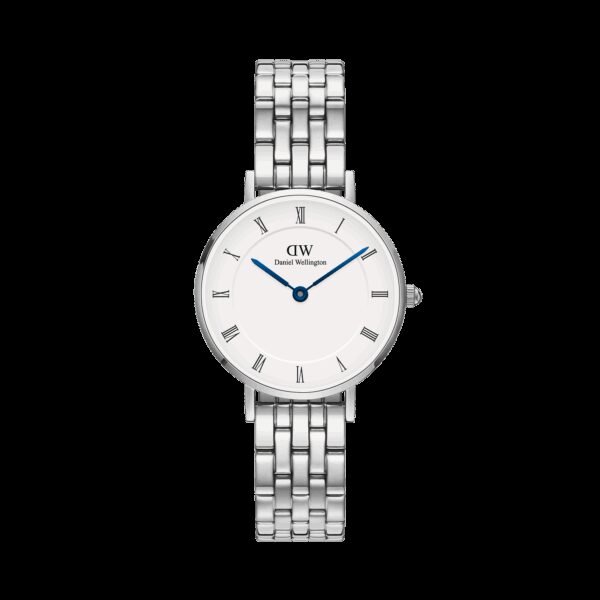 Daniel Wellington DW Uhr Petite Roman Numerals 5-Link Silver 28mm