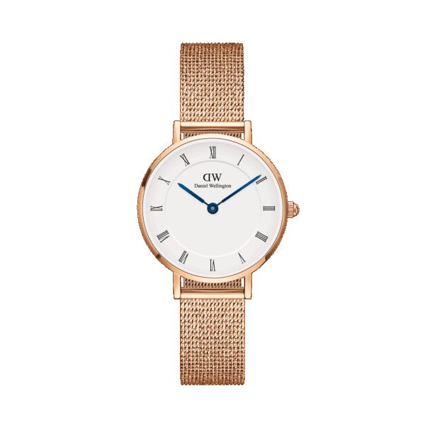 Daniel Wellington DW Uhr Petite Roman Numerals Melrose 28mm MIC Rose Gold