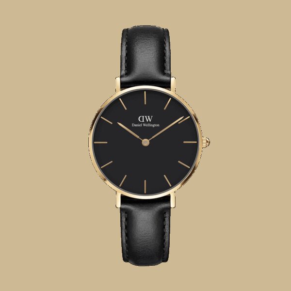 Daniel Wellington DW Uhr Petite Sheffield Black Gold 32mm