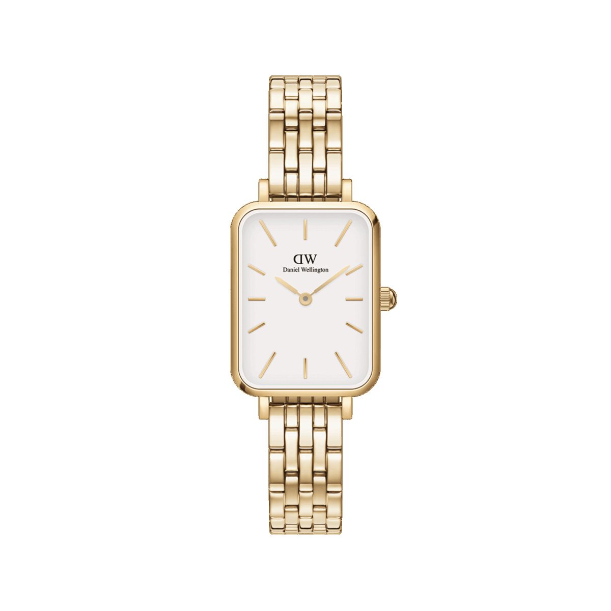 Daniel Wellington DW Uhr Quadro 5-Link Evergold 20x26mm Gold