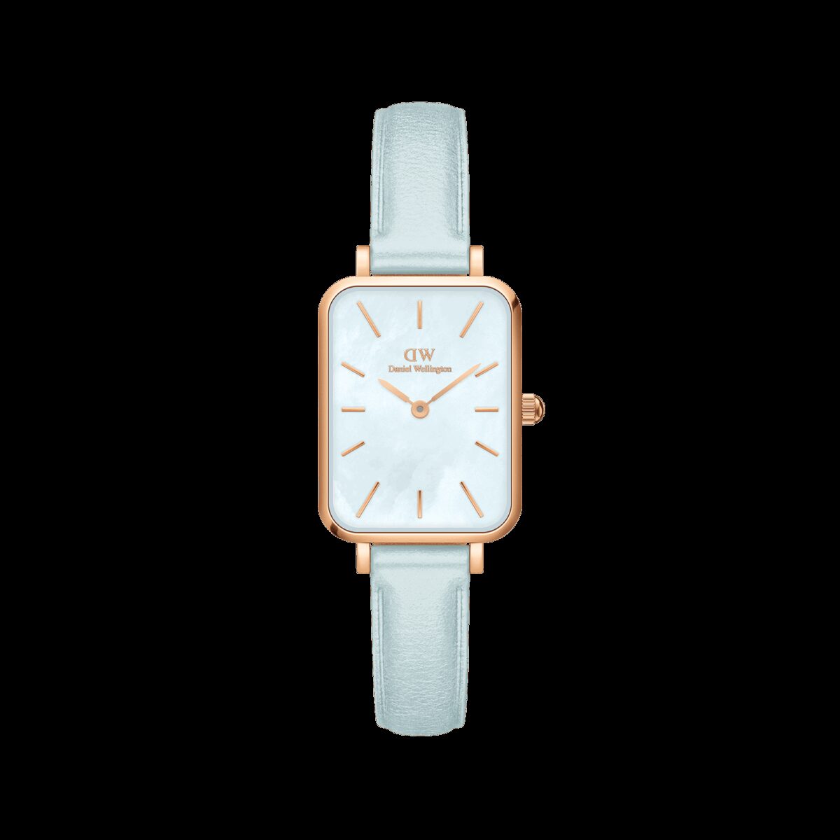 Daniel Wellington DW Uhr Quadro Bluebell Rose Gold 20x26mm