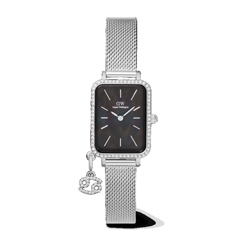 Daniel Wellington DW Uhr Quadro Crystal Zodiac Sterling 20x26mm Silver