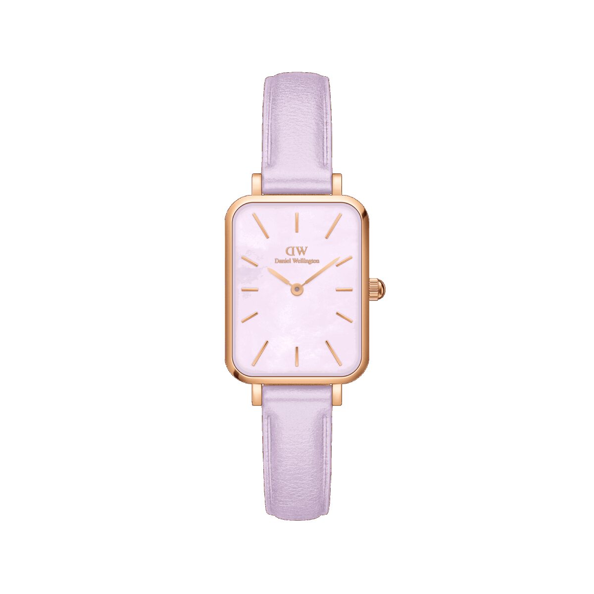 Daniel Wellington DW Uhr Quadro Lavender MOP Rose Gold 20x26mm