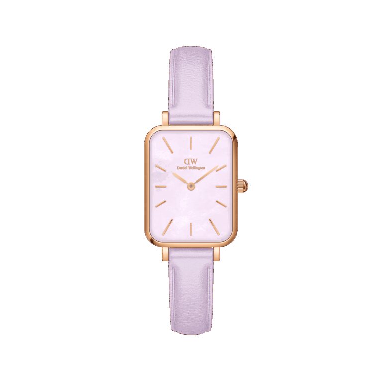Daniel Wellington DW Uhr Quadro Lavender MOP Rose Gold 20x26mm