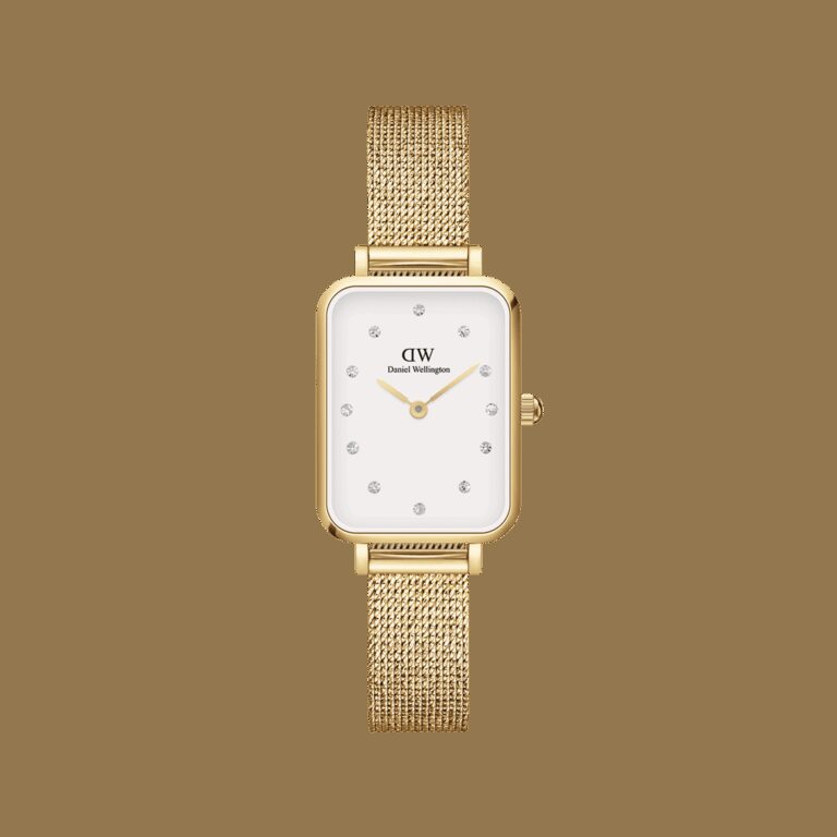 Daniel Wellington DW Uhr Quadro Lumine Pressed Evergold 20x26mm Gold