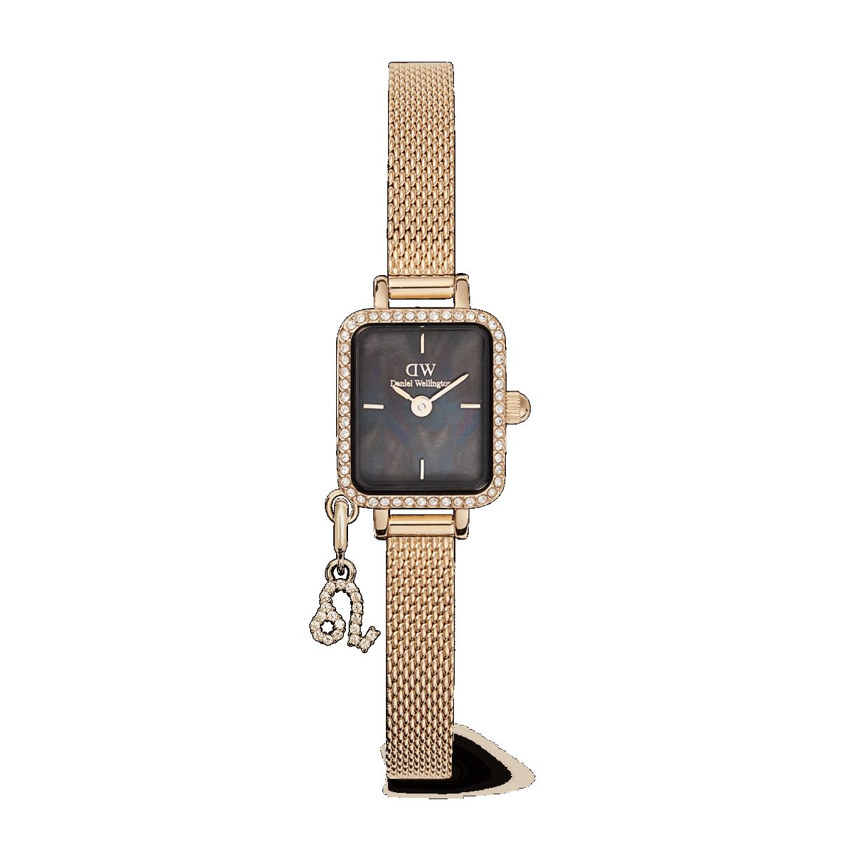 Daniel Wellington DW Uhr Quadro Mini Crystal Zodiac Evergold 15.4x18.2mm Gold