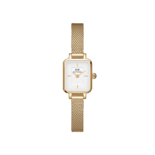 Daniel Wellington DW Uhr Quadro Mini Evergold 15.4x18.2mm Gold