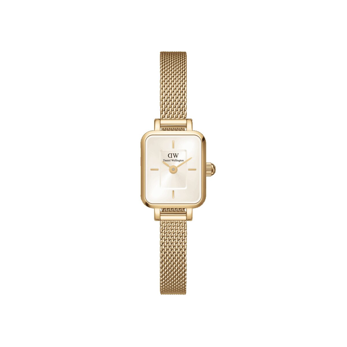 Daniel Wellington DW Uhr Quadro Mini Evergold Champagne 15.4x18.2mm Gold
