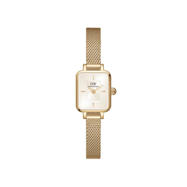 Daniel Wellington DW Uhr Quadro Mini Evergold Champagne 15.4x18.2mm Gold