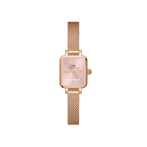 Daniel Wellington DW Uhr Quadro Mini Melrose Blush 15.4x18.2mm MIC Rose Gold