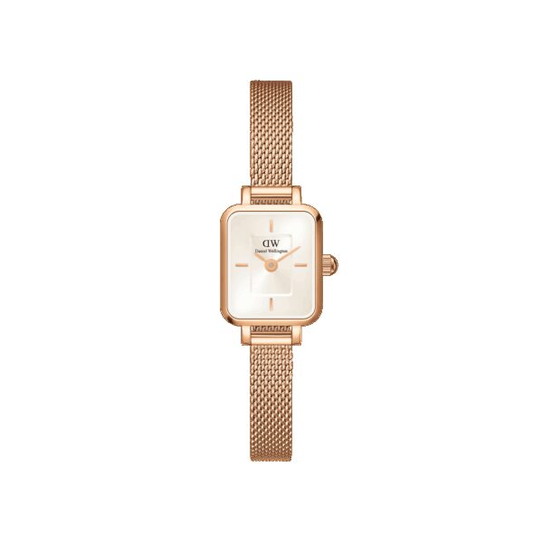 Daniel Wellington DW Uhr Quadro Mini Melrose Champagne 15.4x18.2mm MIC Rose Gold