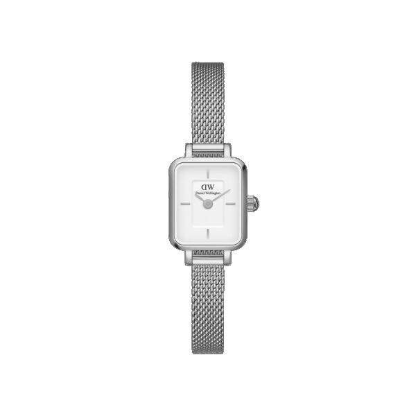 Daniel Wellington DW Uhr Quadro Mini Sterling 15.4x18.2mm MIC Silver