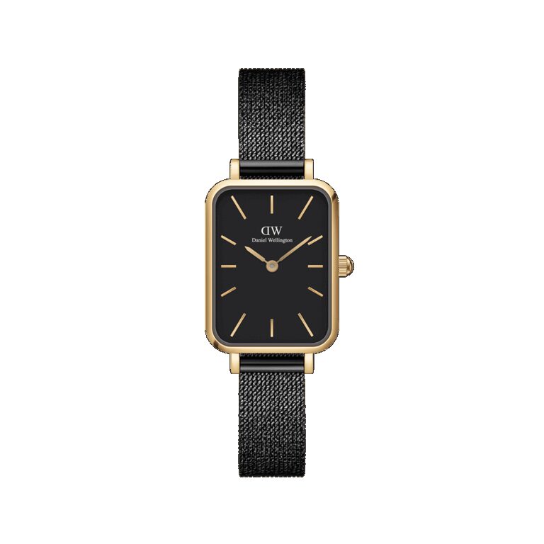 Daniel Wellington DW Uhr Quadro Pressed Ashfield Gold 20x26mm