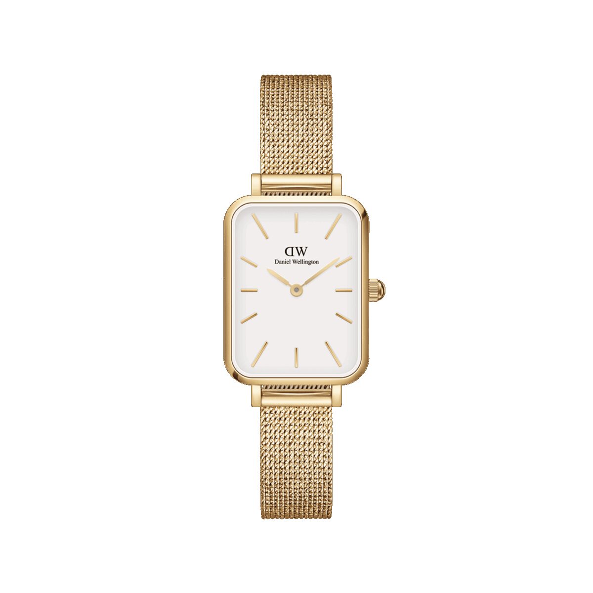 Daniel Wellington DW Uhr Quadro Pressed Evergold Gold 20x26mm